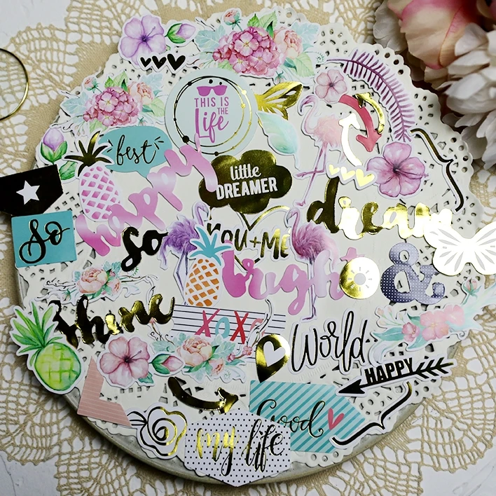 KSCRAFT 49pcs Little Dreamer Paper Stickers for DIY Scrapbooking/photo album Decoration Card Making Crafts
KSCRAFT 49pcs Little Dreamer Paper Stickers for DIY Scrapbooking/photo album Decoration Card Making Crafts