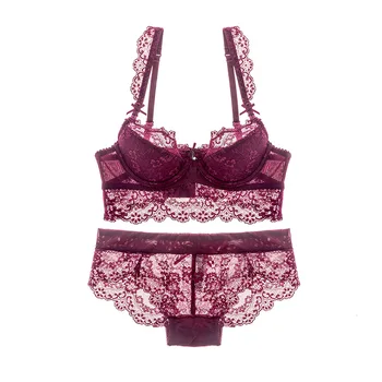 European and American foreign trade thin cotton transparent lace lingerie bra suit
European and American foreign trade thin cotton transparent lace lingerie bra suit