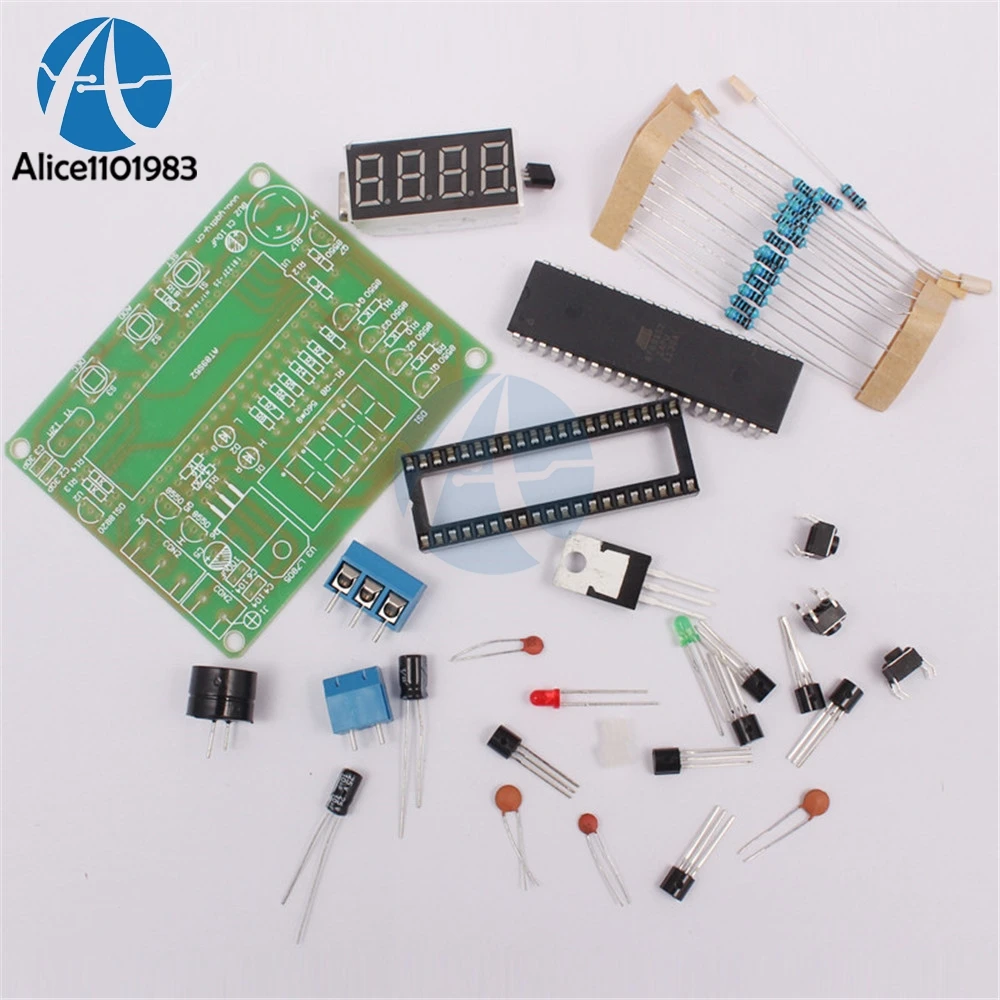 DIY Kits AT89C2051 DS18B20 Kit Digital Temperature Controller LED Alarm Microcontroller Design Thermometer Electronic Suit
DIY Kits AT89C2051 DS18B20 Kit Digital Temperature Controller LED Alarm Microcontroller Design Thermometer Electronic Suit