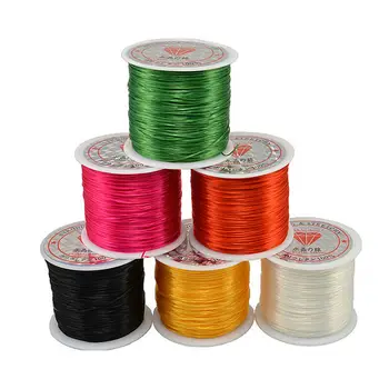0.5mm Flat crystal wire 50 meters long Elastic line Colorful Stretch Elastic, Crystal Line Jewelry Braided wire Fringe Diy Parts
0.5mm Flat crystal wire 50 meters long Elastic line Colorful Stretch Elastic, Crystal Line Jewelry Braided wire Fringe Diy Parts