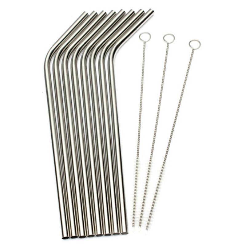 8Pcs Stainless Steel Metal Drinking Straw Reusable Straw Cleaner Brush Kit DIY Tea Coffee Tools Metal Straw Drop Shipping
8Pcs Stainless Steel Metal Drinking Straw Reusable Straw Cleaner Brush Kit DIY Tea Coffee Tools Metal Straw Drop Shipping