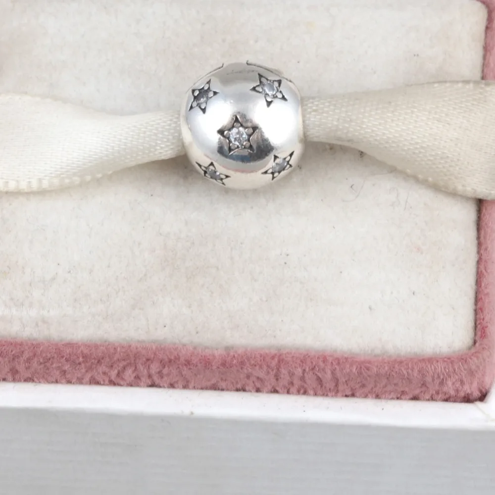 ZMZY Original 925 Sterling Silver Charms Beads Twinkling Night Clip Fit Pandora Bracelet Jewelry for Women
ZMZY Original 925 Sterling Silver Charms Beads Twinkling Night Clip Fit Pandora Bracelet Jewelry for Women