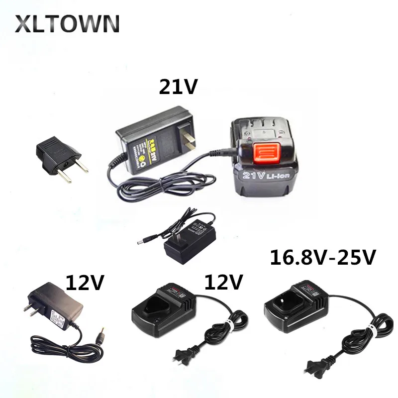 XLTOWN 12/16.8/21/25v 18650 lithium battery charger electric screwdriver special charger household electric drill charger
XLTOWN 12/16.8/21/25v 18650 lithium battery charger electric screwdriver special charger household electric drill charger