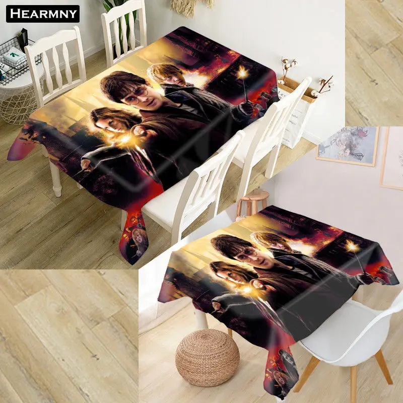 HEARMNY Harry Potter Tablecloth 3D Oxford Fabric Square/Rectangular Dust-proof Table Cover For Party Home Decor TV Covers
HEARMNY Harry Potter Tablecloth 3D Oxford Fabric Square/Rectangular Dust-proof Table Cover For Party Home Decor TV Covers
