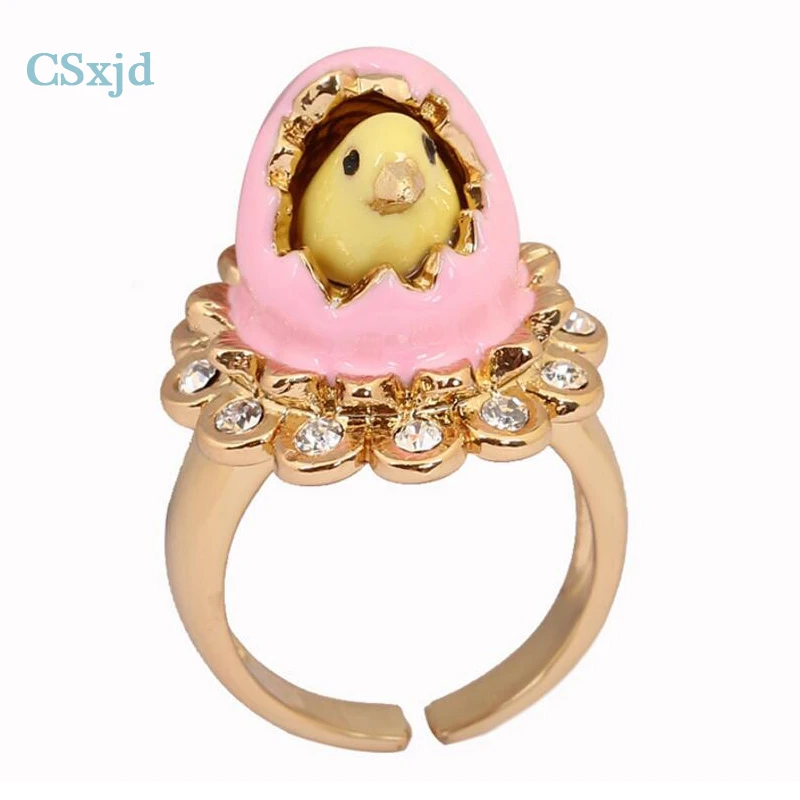 CSxjd luxury exquisite Enamel glaze Cute Eggshell chicks rings fashion hyperbole ring
CSxjd luxury exquisite Enamel glaze Cute Eggshell chicks rings fashion hyperbole ring