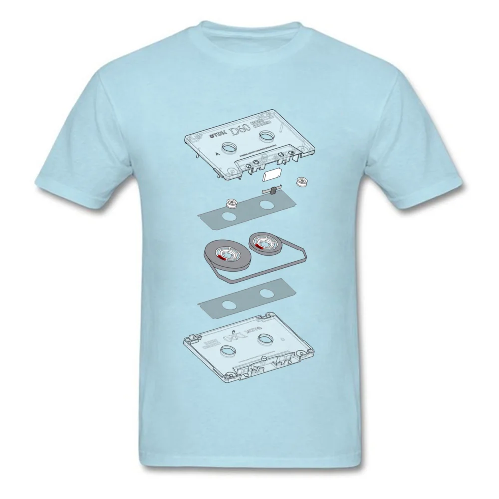 Cassette Explosion Top T-shirts Company Short Sleeve Family Cotton Fabric Round Neck Youth Tops & Tees Casual Tshirts Mother Day Cassette Explosion light