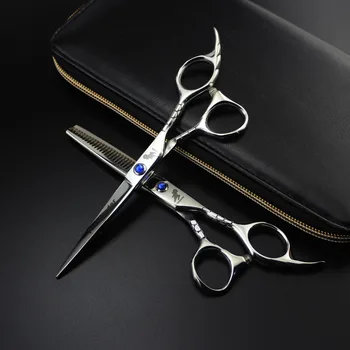 

Freelander 6inch Personality Hair Cutting Thinning Scissor Hairdressing Supply for Barber Hair Cutting Tool Professional