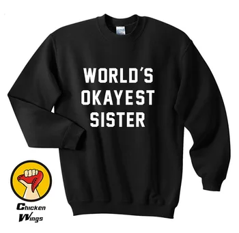 Worlds Okayest Sister Gifts For Sister Gifts Okayest Sister Tumblr Top Crewneck Sweatshirt Unisex More Colors XS - 2XL
Worlds Okayest Sister Gifts For Sister Gifts Okayest Sister Tumblr Top Crewneck Sweatshirt Unisex More Colors XS - 2XL