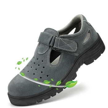 mens casual breathable plus size steel toe covers working safety summer shoes cow suede leather building site sandals platform
mens casual breathable plus size steel toe covers working safety summer shoes cow suede leather building site sandals platform