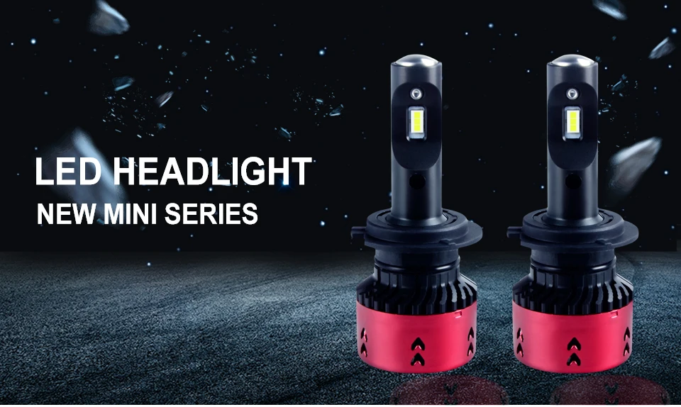 Foxcncar Led H4 H7 H11 CSP Led Car Headlight Bulb Kit 16000LM 70W H7 Led DC 12V 9005 9006 9007 6500K Auto Front Lamp Car Styling (1)