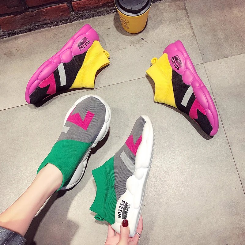 Summer wild high-top socks shoes breathable flying woven elastic sneakers women's fashion platform sports shoes wool single boot
Summer wild high-top socks shoes breathable flying woven elastic sneakers women's fashion platform sports shoes wool single boot