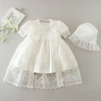 Wholesale Newborn Baby Girl Christening Gown 3pcs Sets Infant Girls Princess Lace Baptism Dress Toddler Baby Clothing 1785
Wholesale Newborn Baby Girl Christening Gown 3pcs Sets Infant Girls Princess Lace Baptism Dress Toddler Baby Clothing 1785