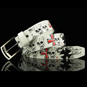 New skull men's belts women's decorative belts schoolboy jeans belts street fashion yourfocus high quality PU A cross print
New skull men's belts women's decorative belts schoolboy jeans belts street fashion yourfocus high quality PU A cross print