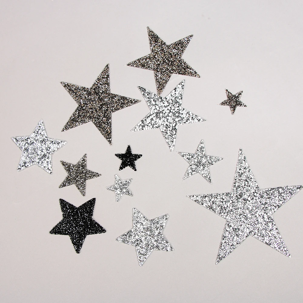 1PC Multiple Sizes Crystal Rhinestone Star Shape Patches Iron on Clothes Bag Appliques Badge Stripes Diamond Pentagram Patches
1PC Multiple Sizes Crystal Rhinestone Star Shape Patches Iron on Clothes Bag Appliques Badge Stripes Diamond Pentagram Patches