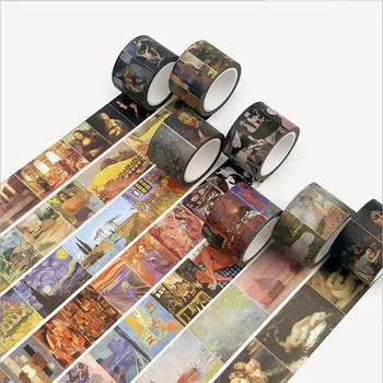 3cm Wide Vintage World Famous Painting Washi Tape Adhesive Tape DIY Scrapbooking Sticker Label Masking Tape
3cm Wide Vintage World Famous Painting Washi Tape Adhesive Tape DIY Scrapbooking Sticker Label Masking Tape
