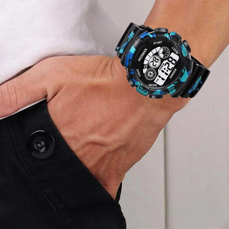 HONHX Fashion women's watch LED Digital Watch Alarm Date Rubber Waterproof Army Sport Watch Wristwatchsaat Clock Ladies#6C
HONHX Fashion women's watch LED Digital Watch Alarm Date Rubber Waterproof Army Sport Watch Wristwatchsaat Clock Ladies#6C