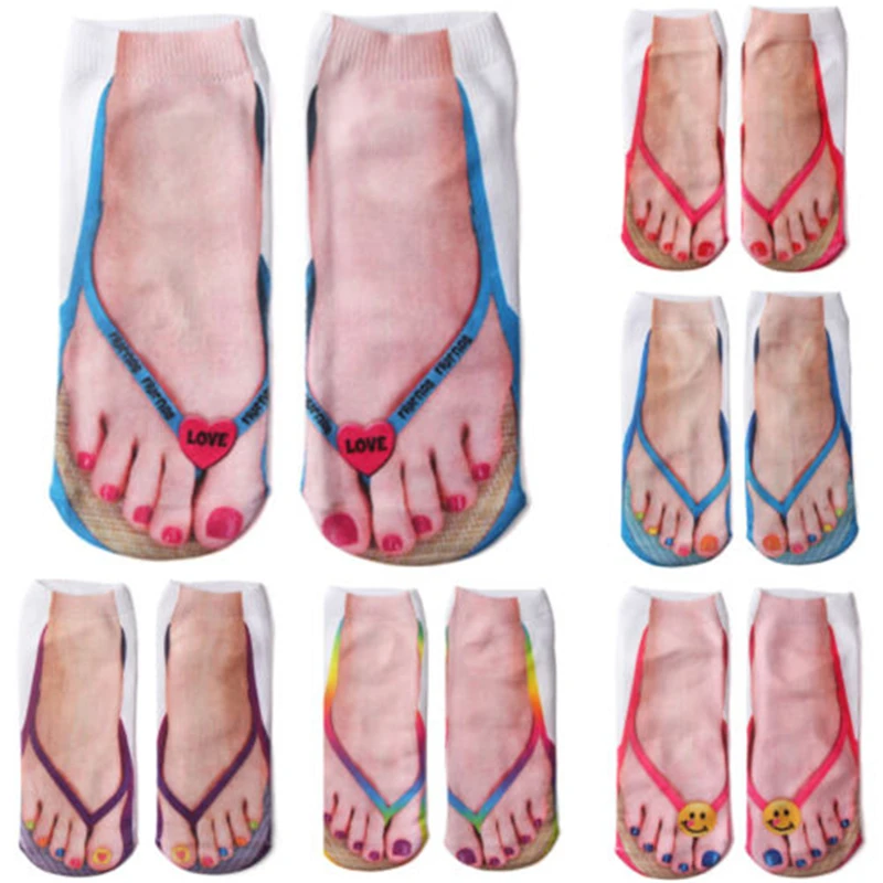 3D Toes Slipper Printed Funny Socks Women Men Low Cut Short Socks Unisex Cute Cotton Blend Soft Happy Socks Women Summer New
3D Toes Slipper Printed Funny Socks Women Men Low Cut Short Socks Unisex Cute Cotton Blend Soft Happy Socks Women Summer New