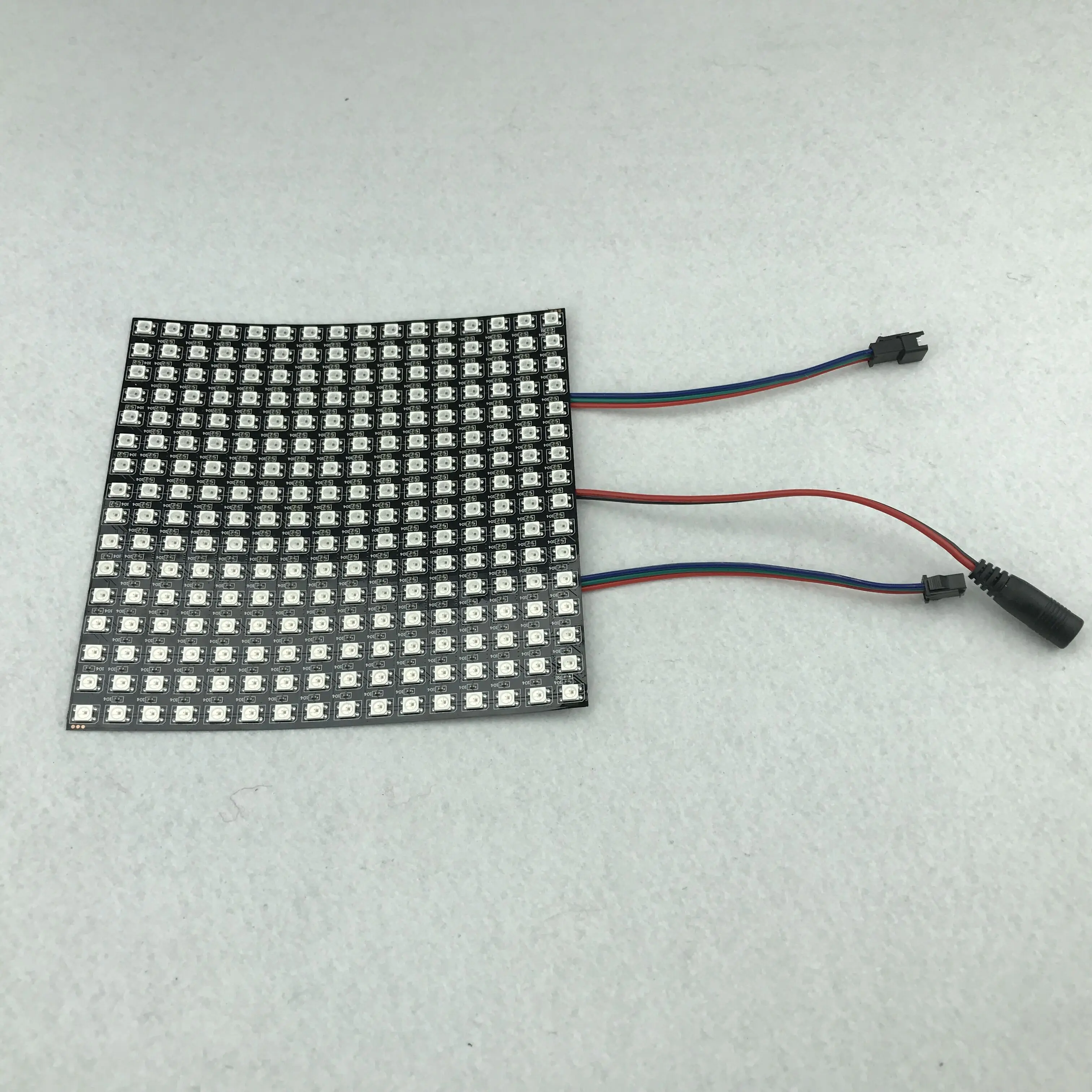 DC12V input P10mm SK6812 addressable 16pixels*16pixels led digital flexible panel light,size:17cm*17cm;IP20
DC12V input P10mm SK6812 addressable 16pixels*16pixels led digital flexible panel light,size:17cm*17cm;IP20