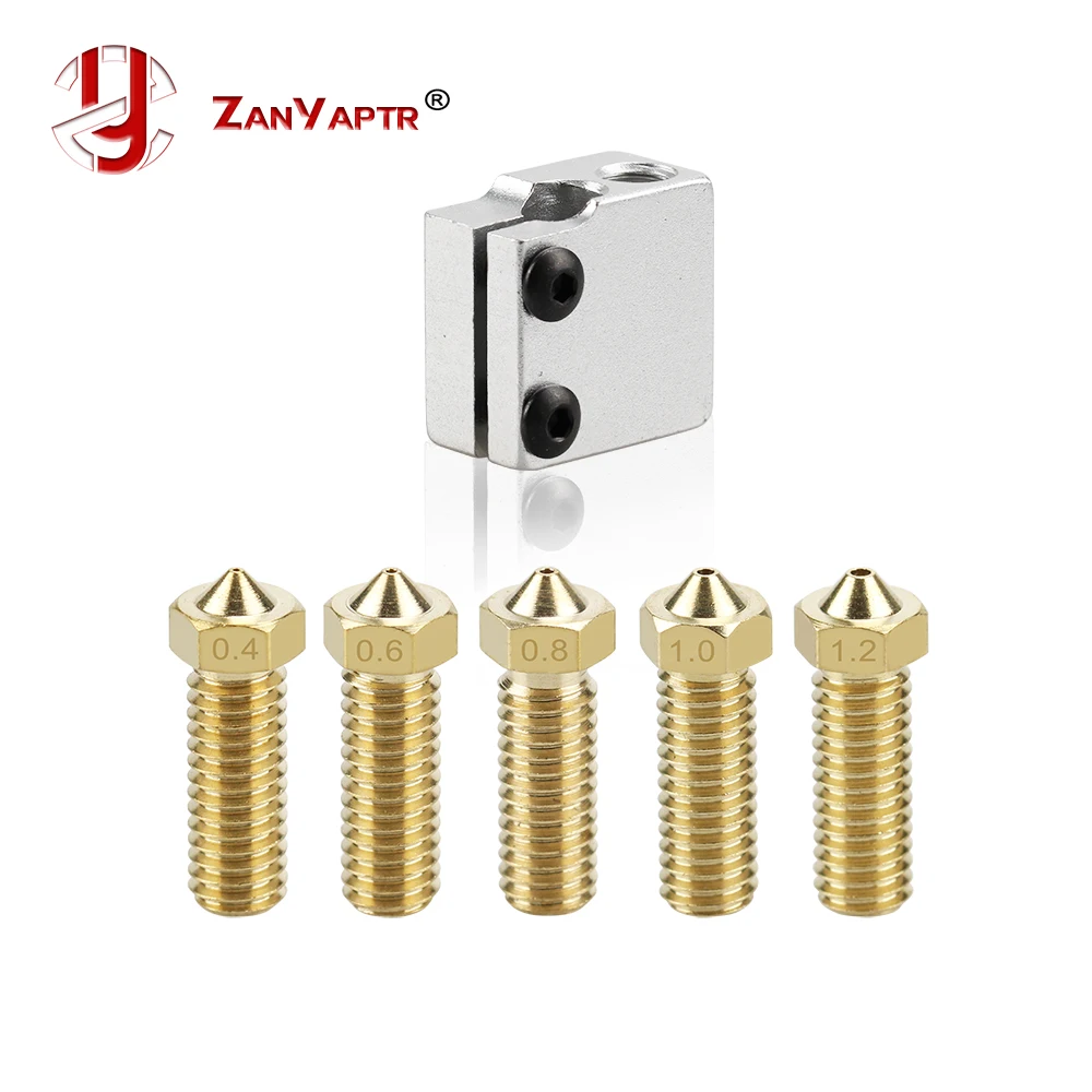 E3D Volcano Nozzle kit - Volcano Hotend of Extrusion Head kit / Heated Aluminum block + 5 Nozzle for 3D printer
E3D Volcano Nozzle kit - Volcano Hotend of Extrusion Head kit / Heated Aluminum block + 5 Nozzle for 3D printer