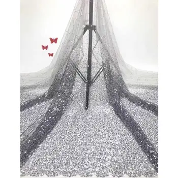 2019 Latest French Lace Fabric High Quality Sequins Lace Fabric For Nigerian Party Embrodery African Tulle Lace Material MJW02
2019 Latest French Lace Fabric High Quality Sequins Lace Fabric For Nigerian Party Embrodery African Tulle Lace Material MJW02