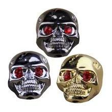 Batesmusic guitarra elétrica baixo tom de volume pot botões de controle botões botões do crânio acessórios guitarra(China)