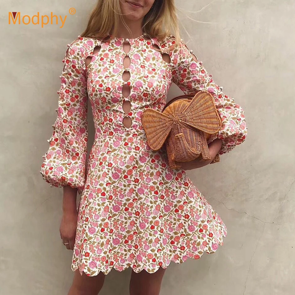 Фото Новинка лета 2020 женское модное ретро платье с принтом сексуальное мини-платье