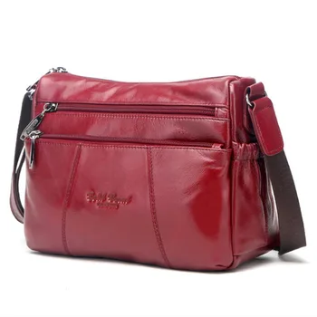 Genuine Leather Women Messenger Sling Shoulder Bag Fashion Casual Ladies Satchel Famous Brand Female Hobo Cross Body Bags
Genuine Leather Women Messenger Sling Shoulder Bag Fashion Casual Ladies Satchel Famous Brand Female Hobo Cross Body Bags