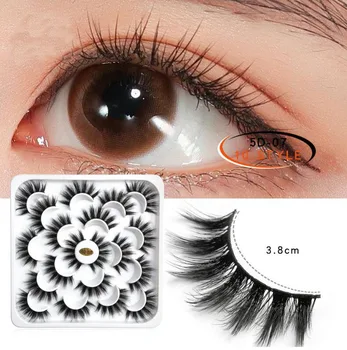 NEW 1/3/7pairs Pairs natural 3D Mink Hair False Eyelashes Long Lashes Extension Thick Wispy Fluffy Handmade Eye Makeup Tools
NEW 1/3/7pairs Pairs natural 3D Mink Hair False Eyelashes Long Lashes Extension Thick Wispy Fluffy Handmade Eye Makeup Tools