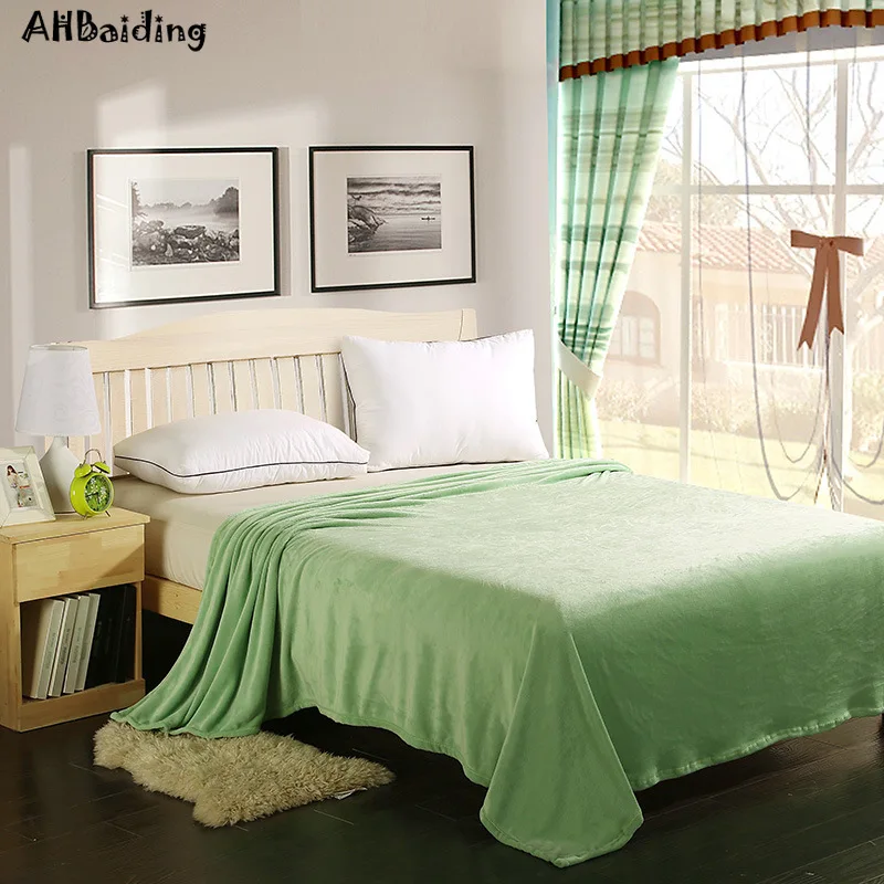 Home Textile 200*230cm Flannel Blanket Green Super Warm Soft Blankets Throw on Sofa/Bed/Plane Travel Patchwork Solid Bedspreads
Home Textile 200*230cm Flannel Blanket Green Super Warm Soft Blankets Throw on Sofa/Bed/Plane Travel Patchwork Solid Bedspreads