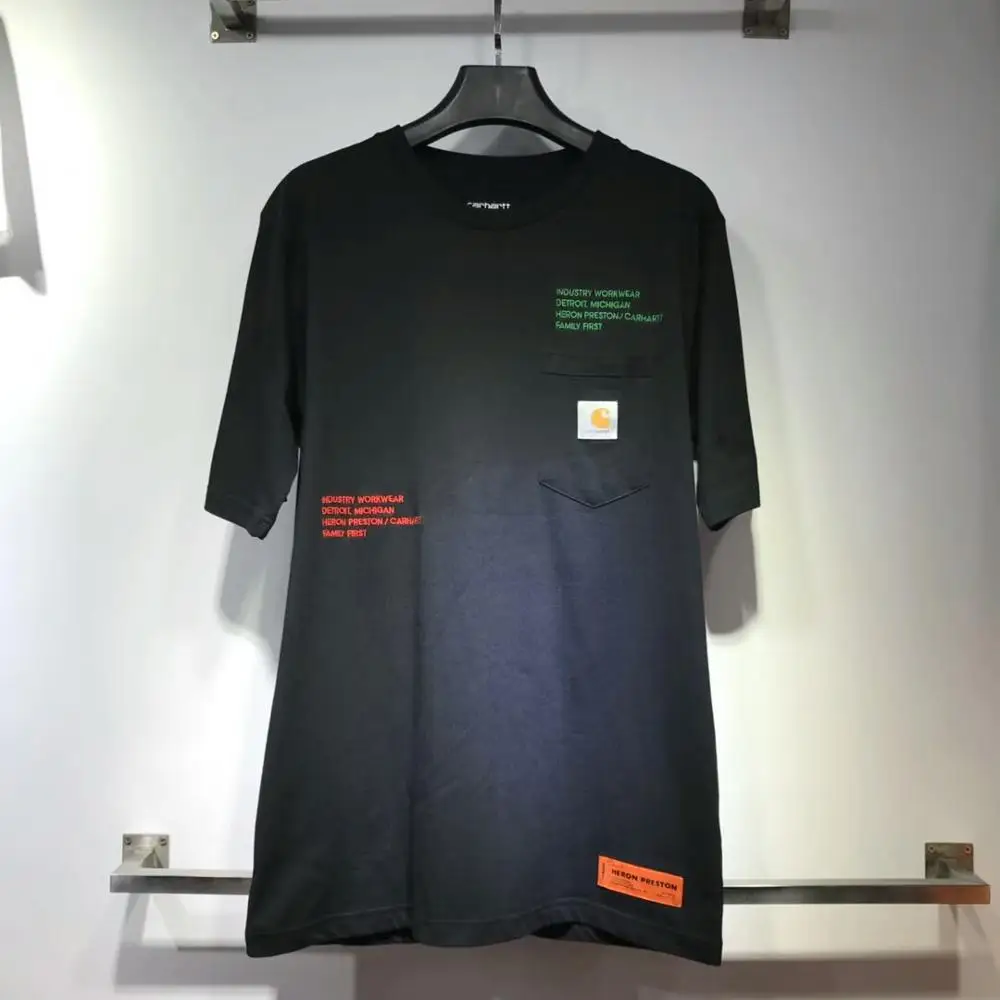 2019 New Heron Preston T Shirts Red-crowned Crane Heron Preston Top Tees Fashion Embroidery Green Black Heron Preston T-Shirts
2019 New Heron Preston T Shirts Red-crowned Crane Heron Preston Top Tees Fashion Embroidery Green Black Heron Preston T-Shirts