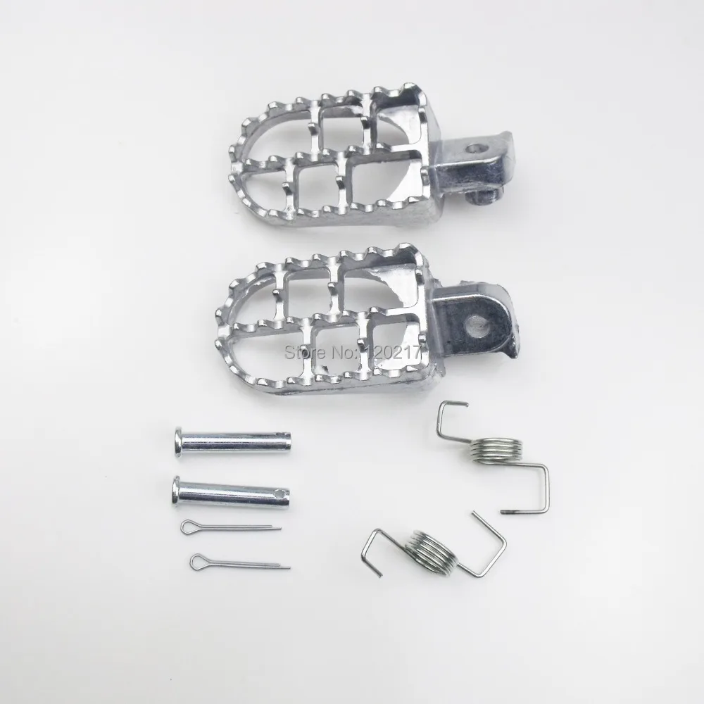 Free Shipping New Aluminium Foot Pegs Peg Foot Rests KLX TTR CRF50 CRF70 CRF250 XR50 XR70 PW50 TW200 PW80 Pit Dirt Bike
Free Shipping New Aluminium Foot Pegs Peg Foot Rests KLX TTR CRF50 CRF70 CRF250 XR50 XR70 PW50 TW200 PW80 Pit Dirt Bike