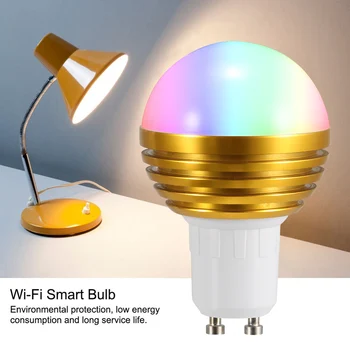 1 Pcs Wifi Smart Bulb Light Lamp RGB Mobile Phone APP Remote Control Durable for Home CLH@8
1 Pcs Wifi Smart Bulb Light Lamp RGB Mobile Phone APP Remote Control Durable for Home CLH@8