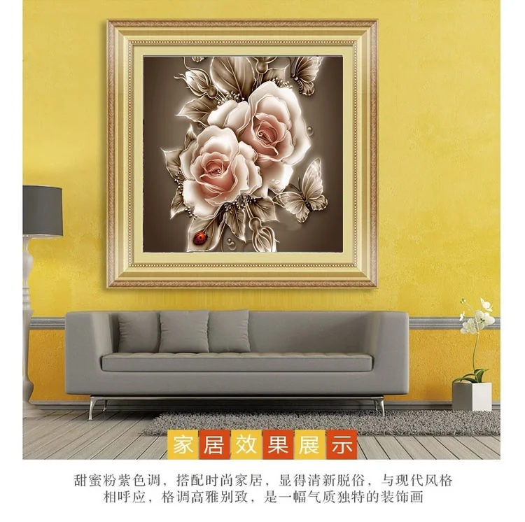 DIY 5D Full Diamonds Embroidery Peony flowers Round Diamond Painting Cross Stitch Kits Diamond Mosaic Home Decoration
DIY 5D Full Diamonds Embroidery Peony flowers Round Diamond Painting Cross Stitch Kits Diamond Mosaic Home Decoration