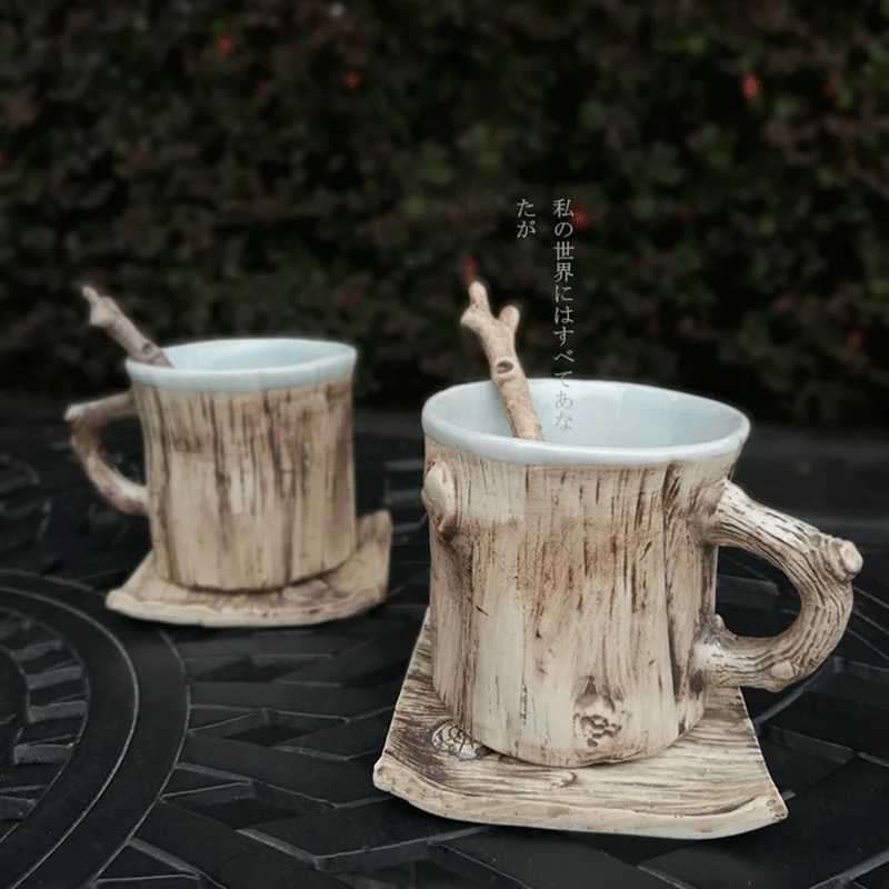 200ml Vintage Ceramic Porcelain and Pottery Mug | 7 Oz Tree Pattern Mug with Tray Spoon | for Coffee Mug Milk Water Drinkware
200ml Vintage Ceramic Porcelain and Pottery Mug | 7 Oz Tree Pattern Mug with Tray Spoon | for Coffee Mug Milk Water Drinkware
