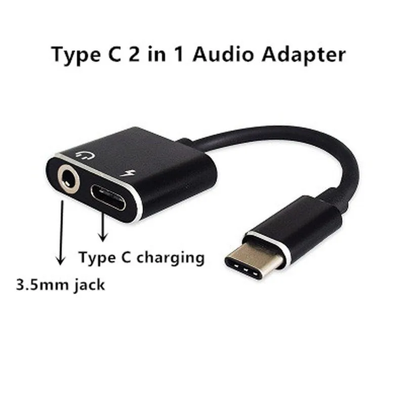 USB Type C Male To 3.5mm Jack Earphone Adapter Cable AUX Audio for Xiaomi Mi 6 Huawei P20 Mate 20 Pro Type-C Fast Charge Adapter
USB Type C Male To 3.5mm Jack Earphone Adapter Cable AUX Audio for Xiaomi Mi 6 Huawei P20 Mate 20 Pro Type-C Fast Charge Adapter
