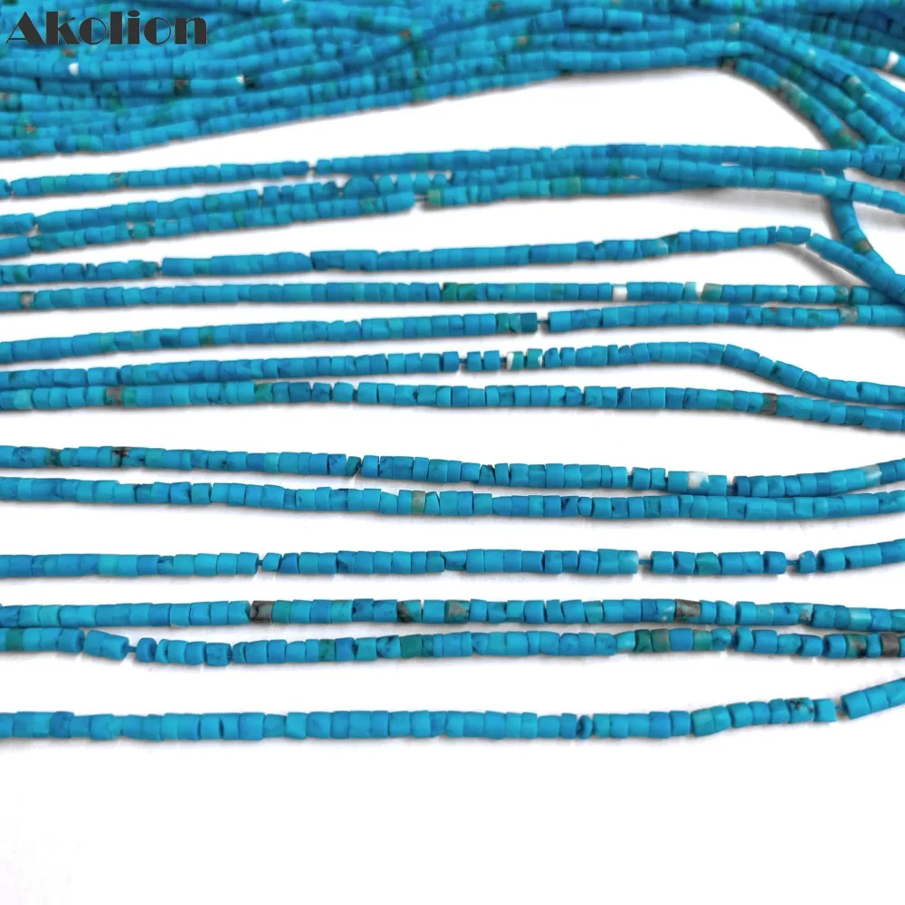 turquoise 2x1mm heishi1