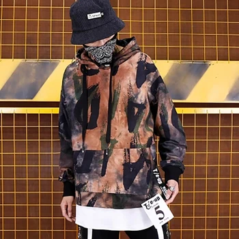 Parkour Rock Loose Hoodie Coat Camouflage Punk Hoodies Streetwear Hip Hop Sweatsuit Velvet Hoodies Men Clothing Clothes 2019
Parkour Rock Loose Hoodie Coat Camouflage Punk Hoodies Streetwear Hip Hop Sweatsuit Velvet Hoodies Men Clothing Clothes 2019