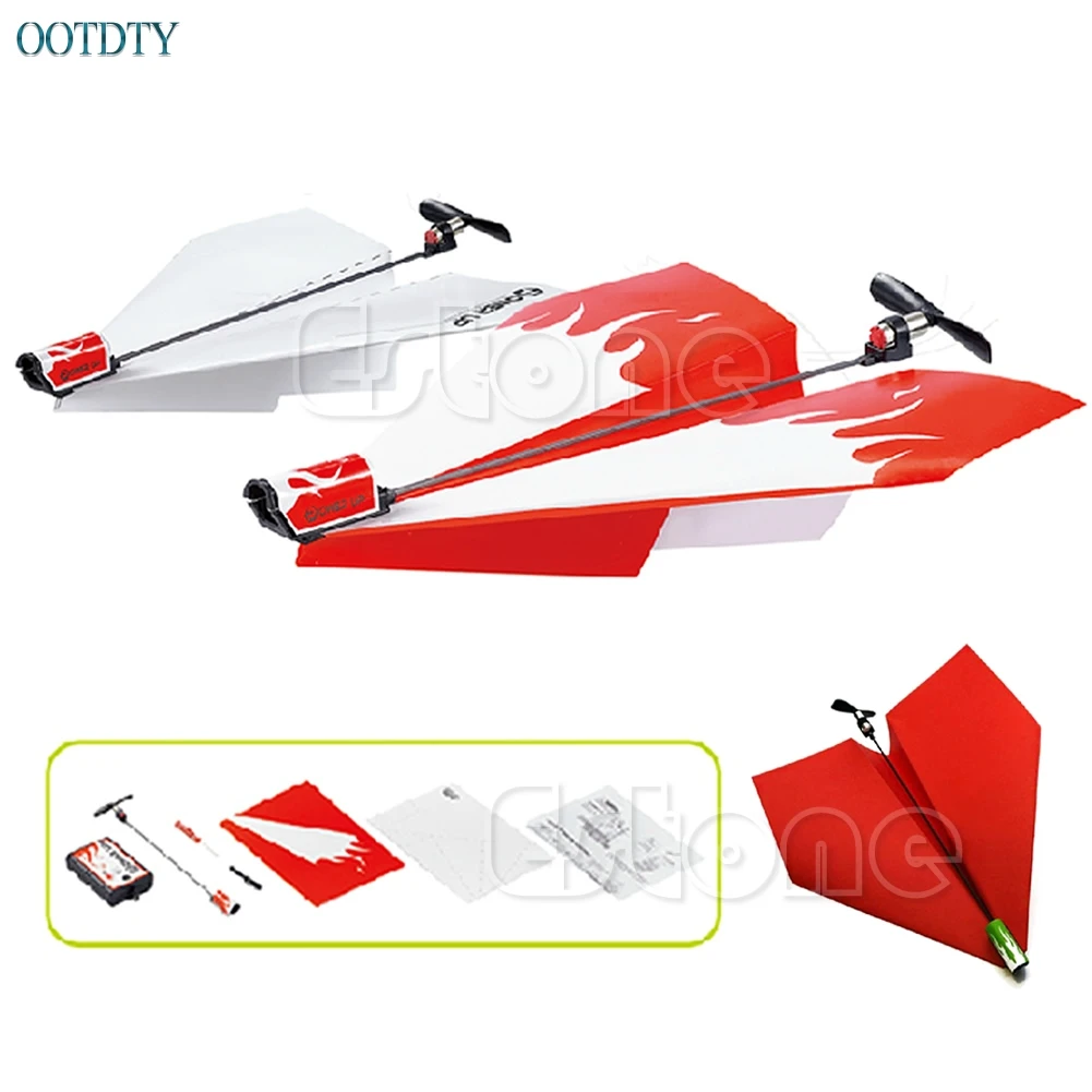 Electric Paper Airplane Kid Conversion Powerup Propeller Gilder Model Aircraft #330
Electric Paper Airplane Kid Conversion Powerup Propeller Gilder Model Aircraft #330