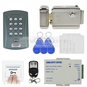 DIYSECUR Full Kit Set ID Card Reader Password Keypad Access Control System Security Kit + Electric Lock V2000-C
DIYSECUR Full Kit Set ID Card Reader Password Keypad Access Control System Security Kit + Electric Lock V2000-C