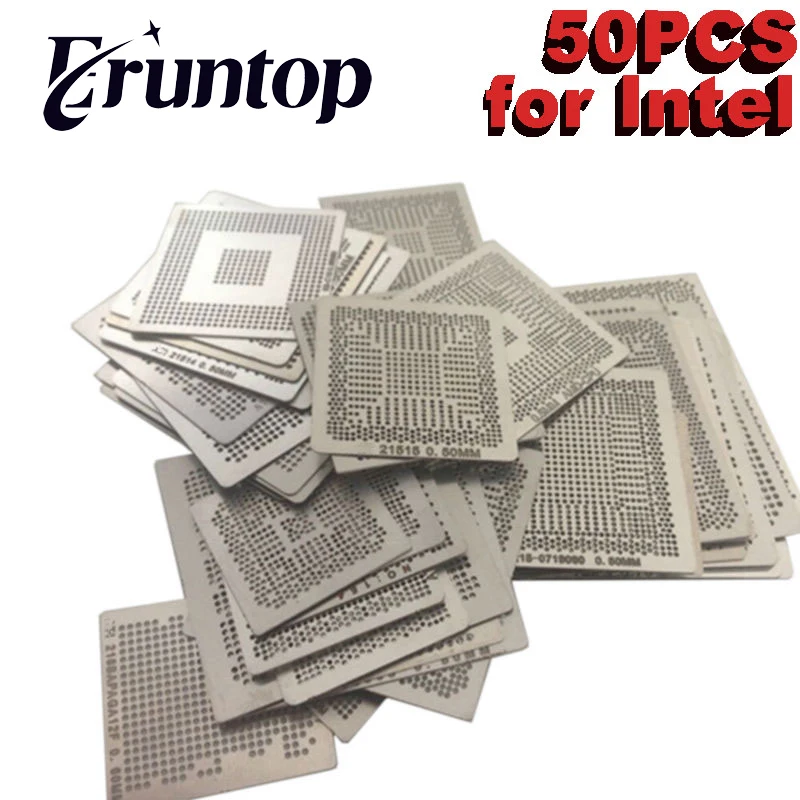 for ATI Intel MTK NV Chip Laptop Game Console 41 pcs /set Bga Reballing Stencil Tample Kit Steel Mesh
for ATI Intel MTK NV Chip Laptop Game Console 41 pcs /set Bga Reballing Stencil Tample Kit Steel Mesh
