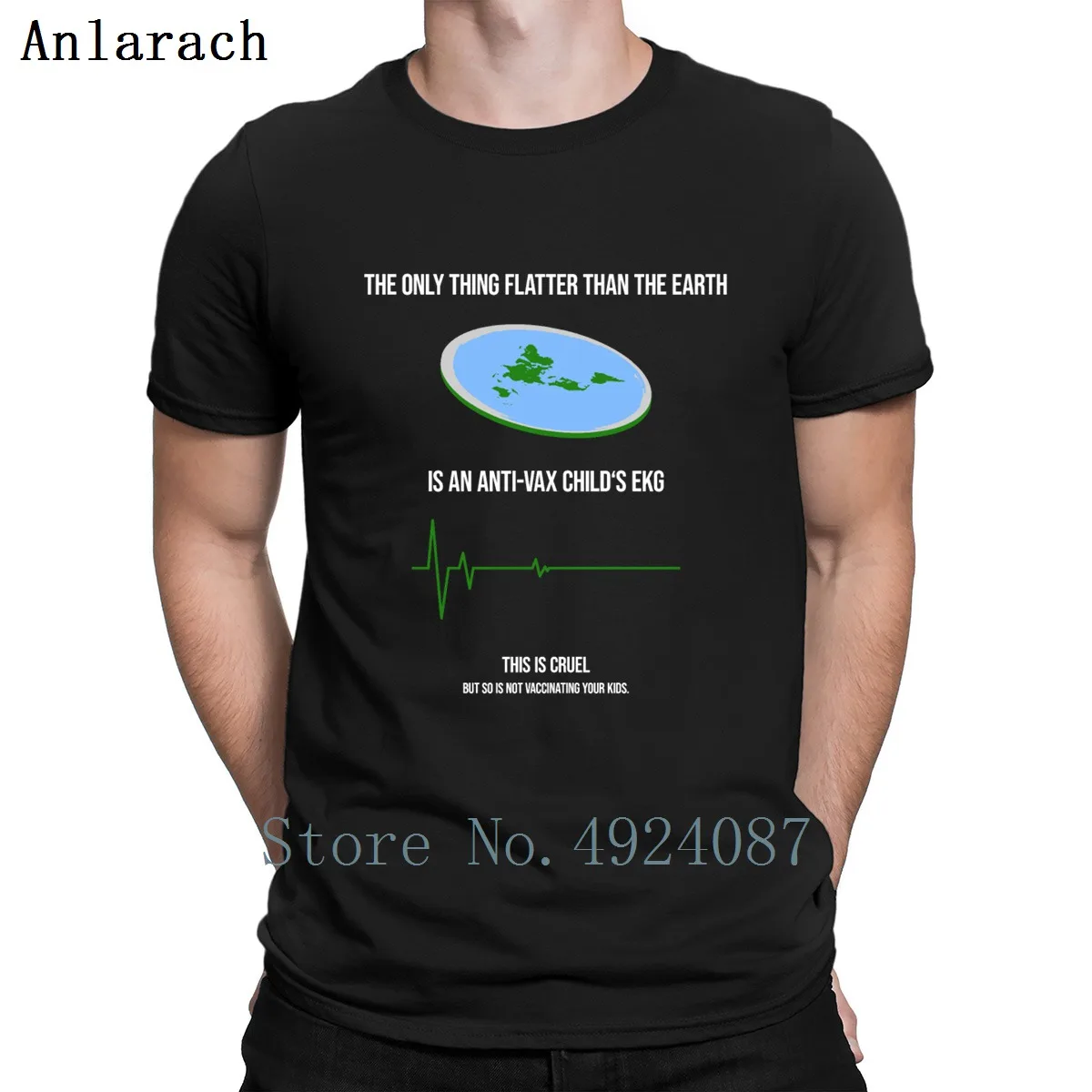 Anti Vax Flat Earth T Shirt Slogan Summer 2019 Cotton Designer T Shirts Costume Male New Fit
Anti Vax Flat Earth T Shirt Slogan Summer 2019 Cotton Designer T Shirts Costume Male New Fit