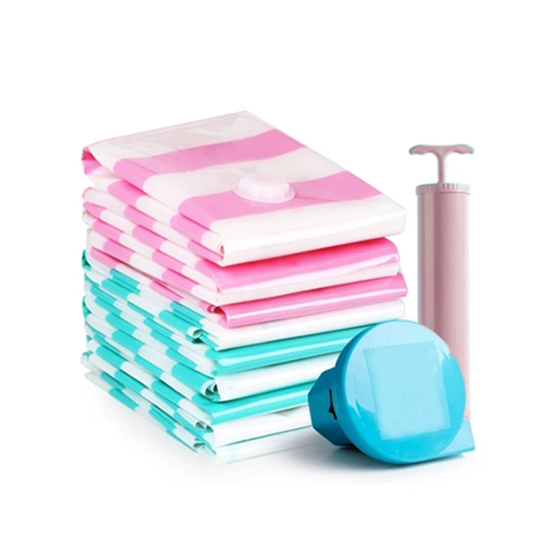 7pcs Vacuum Bag Storage Home Organizer Reusable Thickened Vacuum Seal Compressed Bag With Hand Pump Travel Saving Space Package
7pcs Vacuum Bag Storage Home Organizer Reusable Thickened Vacuum Seal Compressed Bag With Hand Pump Travel Saving Space Package