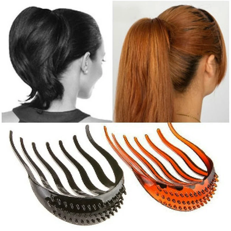 Useful Women Lady Volume Inserts Hair Clip Bouffant Ponytail Hair Comb Style Maker Hair Accessories accessoire cheveux
Useful Women Lady Volume Inserts Hair Clip Bouffant Ponytail Hair Comb Style Maker Hair Accessories accessoire cheveux
