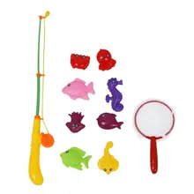 Magnetic Fishing Game Toy Makes Kids Children Bath Time Fun Rod Fish Net 10 in 1 3D Fish Baby Bath Toys outdoor toy
Magnetic Fishing Game Toy Makes Kids Children Bath Time Fun Rod Fish Net 10 in 1 3D Fish Baby Bath Toys outdoor toy