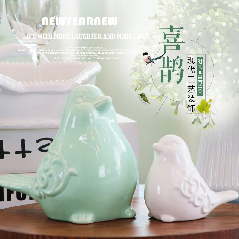 NEWYEARNEW Ceramic Art Bird Crafts Furnishing Articles Lover cups Gift Household Items Sitting Room Decorate Desktop Decoration
NEWYEARNEW Ceramic Art Bird Crafts Furnishing Articles Lover cups Gift Household Items Sitting Room Decorate Desktop Decoration