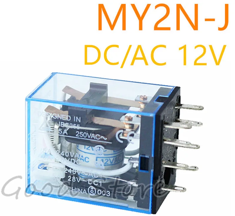 1PCS MY2NJ Relay Coil General DPDT Micro Mini Electromagnetic Relay SwitchAC DC 12V Power Relay Switch LED
1PCS MY2NJ Relay Coil General DPDT Micro Mini Electromagnetic Relay SwitchAC DC 12V Power Relay Switch LED