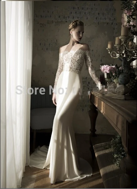 2017 Elegant Boat Neck Lace Long Wedding dresses Long Sleeve beaded Sashes Cap Sleeve weeding gowns Plus Size robe de mariage
2017 Elegant Boat Neck Lace Long Wedding dresses Long Sleeve beaded Sashes Cap Sleeve weeding gowns Plus Size robe de mariage