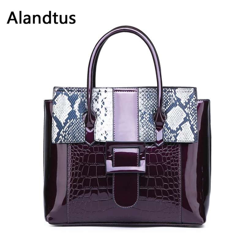 Alandtus Luxury Women PU Leather Handbags Fashion Female Shoulder Bag With Serpentine Prints Messenger Bags Lady Crossbody Bag
Alandtus Luxury Women PU Leather Handbags Fashion Female Shoulder Bag With Serpentine Prints Messenger Bags Lady Crossbody Bag