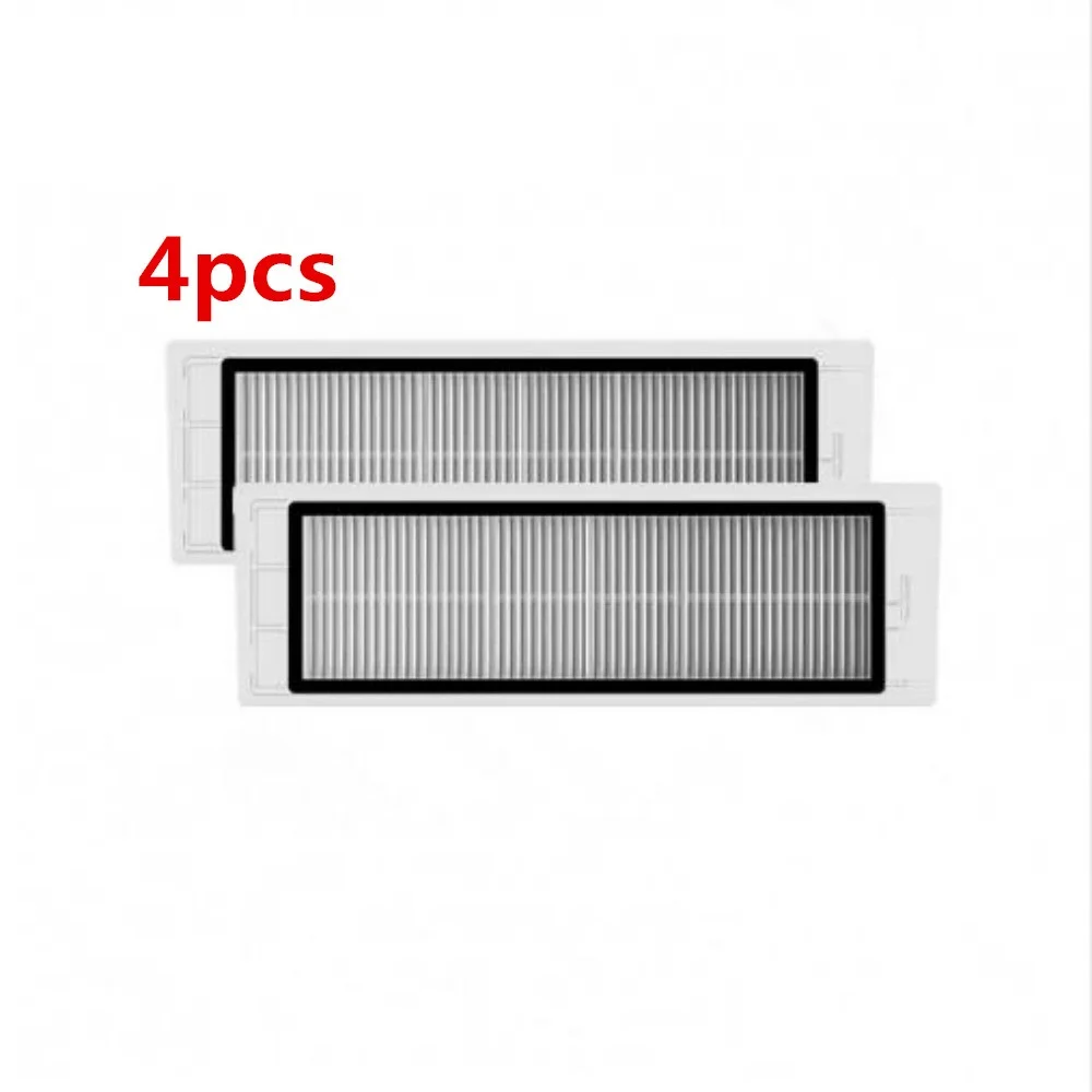 4Pcs Robotic Vacuum Cleaner robotic parts Pack HEPA Filter for xiaomi mi Robot Filters cleaner accessories filter vacuum | Бытовая