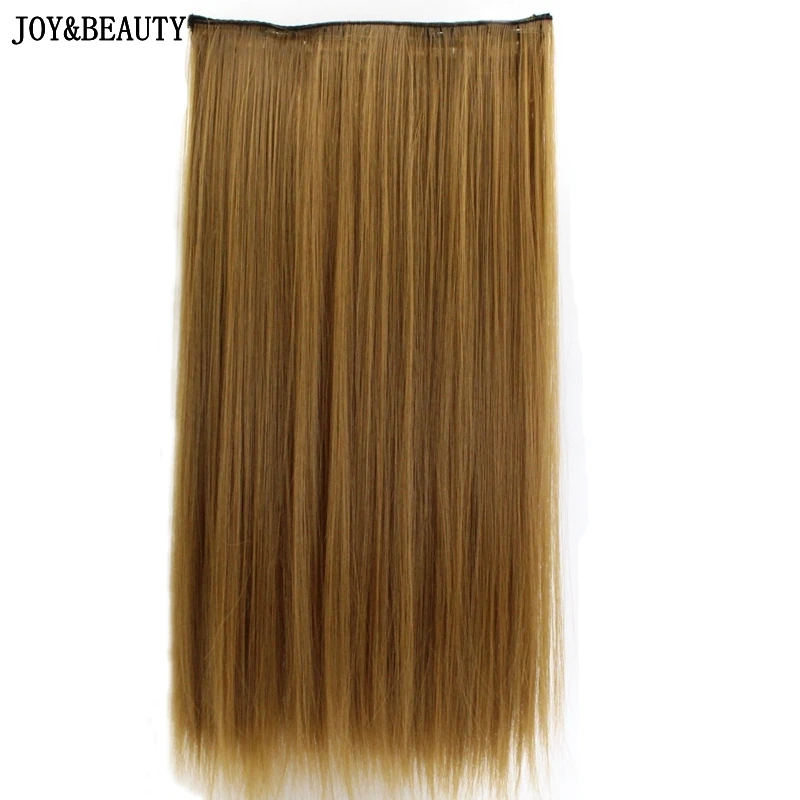 JOY&BEAUTY 24 inch/60cm Long Straight Women Clip in Hair Extensions Black Brown High Tempreture Synthetic Hair Piece 130g
JOY&BEAUTY 24 inch/60cm Long Straight Women Clip in Hair Extensions Black Brown High Tempreture Synthetic Hair Piece 130g